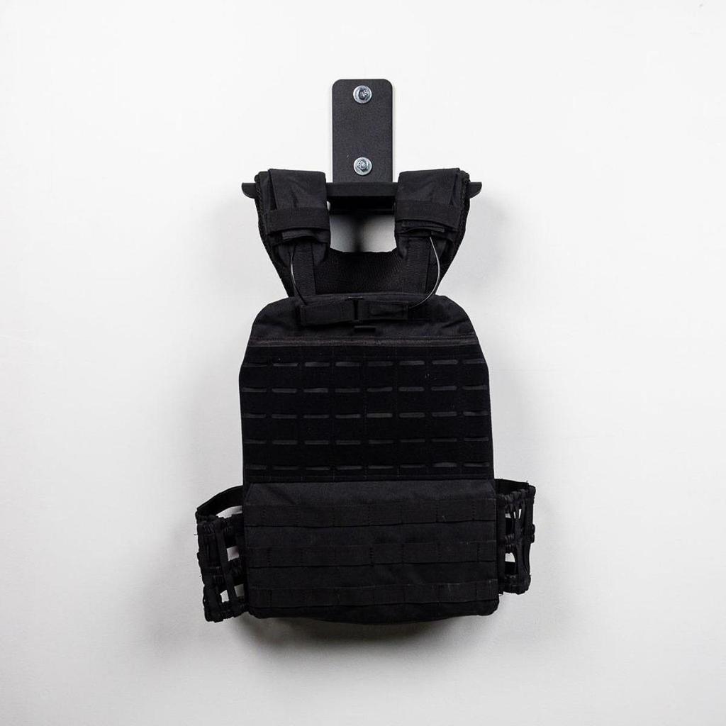 Weight Vest Hanger Wall Mount Bracket Space Saving Carbon Steel Storage Rack Metal Holder Suitable