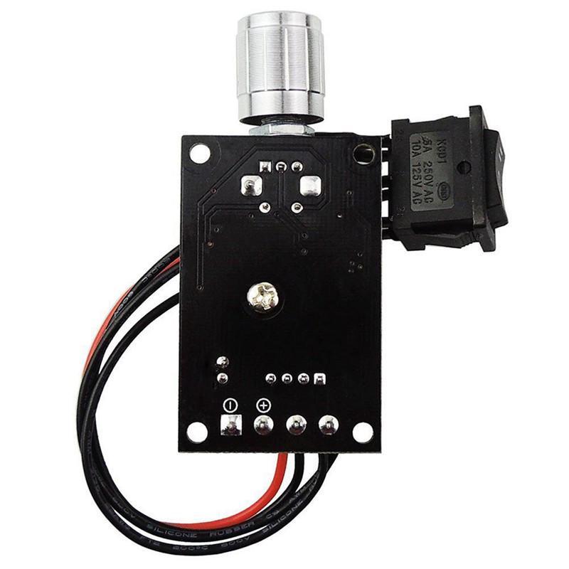 DC 6V 12V 24V 28V 3A PWM Motor Speed Controller Adjustable Speed DC Motor Driver Forward Reverse Switch