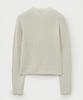 Seteo (W) Soft Touch Cable Crew Neck Knit Cream