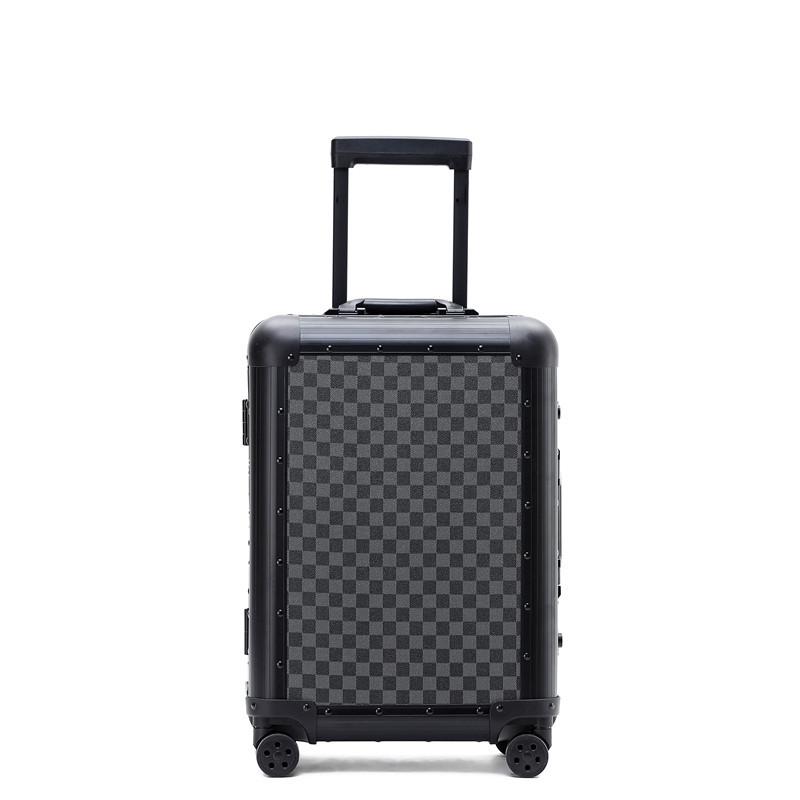 Slightly Flawed Aluminum-Magnesium Carry-on Trolley with Universal Wheels