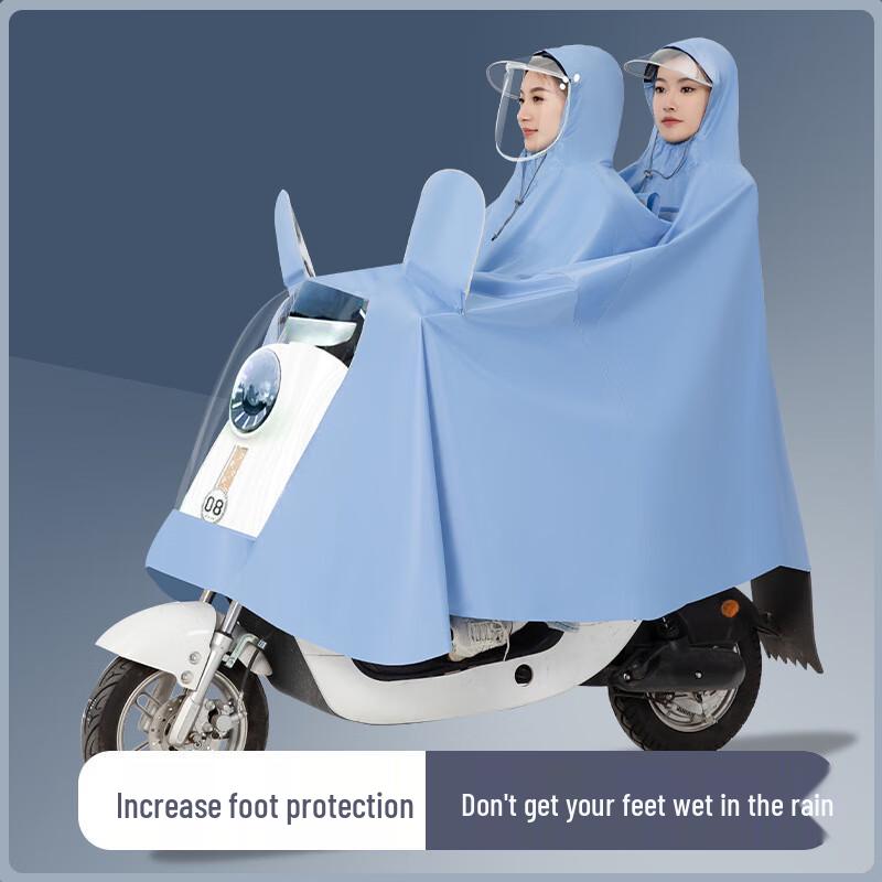Electric Scooter Motorcycle Raincoat 10XL