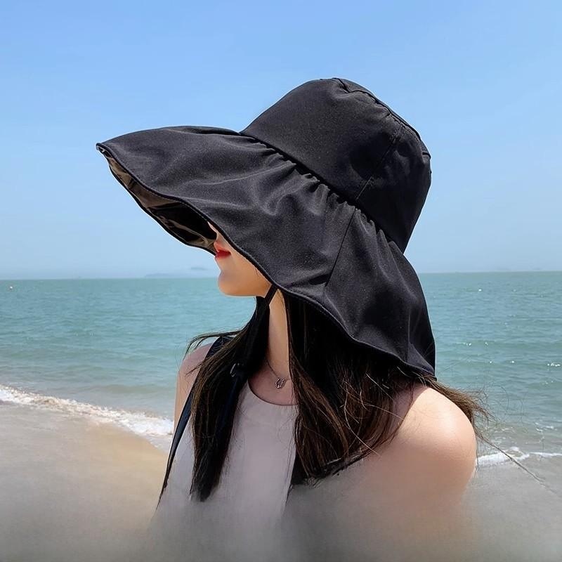 Sommer Damen Schlapphut mit UPF50+ Sonnenschutz für Strand und Outdoor-Aktivitäten