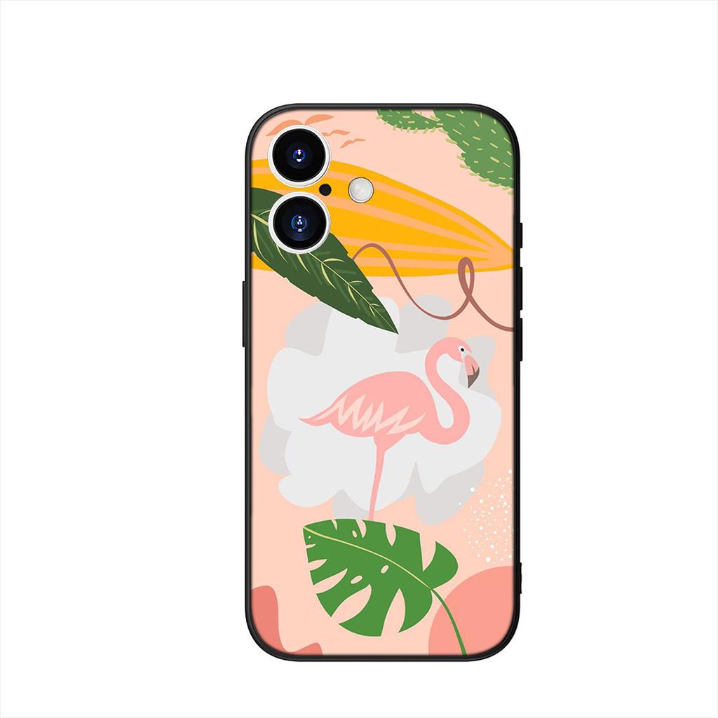 Flamingo Handyhülle Case für Apple iPhone 16 15 14 Plus 13 12 Mini 17 Pro Max + 16E Air 16+ ProMax Hülle