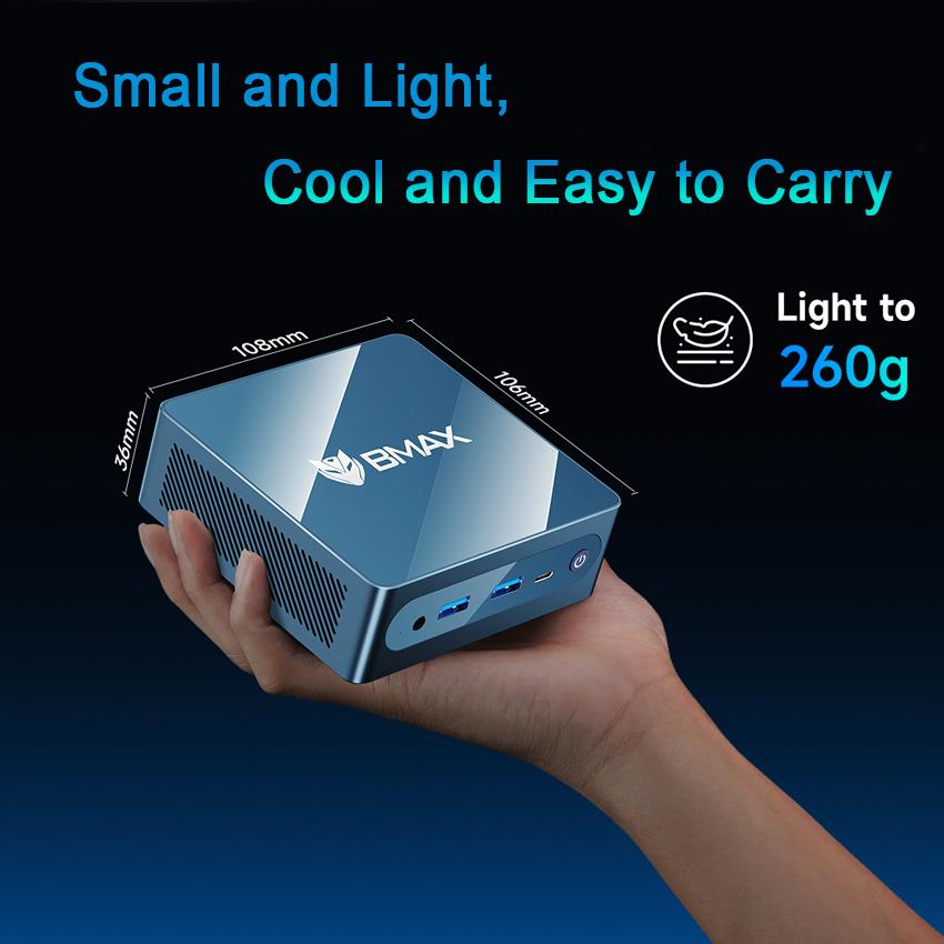 BMAX Мини-ПК B4 Ultra Intel N150 До 3,6 ГГц 12 ГБ LPDDR5/ 16 ГБ