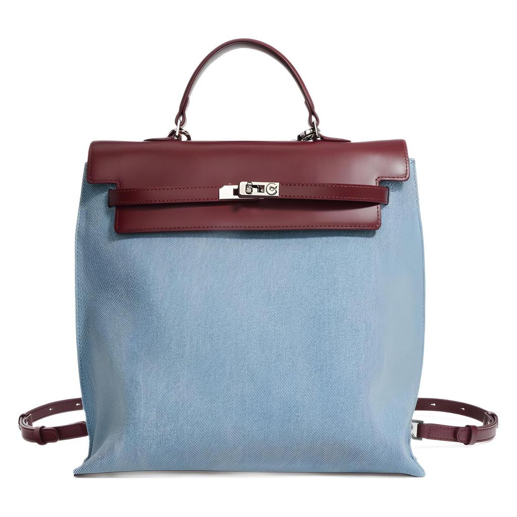 2025 Women's Large Genuine Leather Backpack & Crossbody Bag