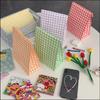 Colorful Plaid Kraft Paper Bag for Gifts and Storage