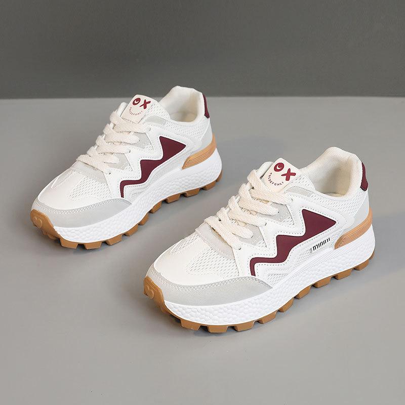 

[Customized] J6117 new breathable little white shoes 2025 spring and autumn wear-resistant thin-soled casual heightening Korean version board 41