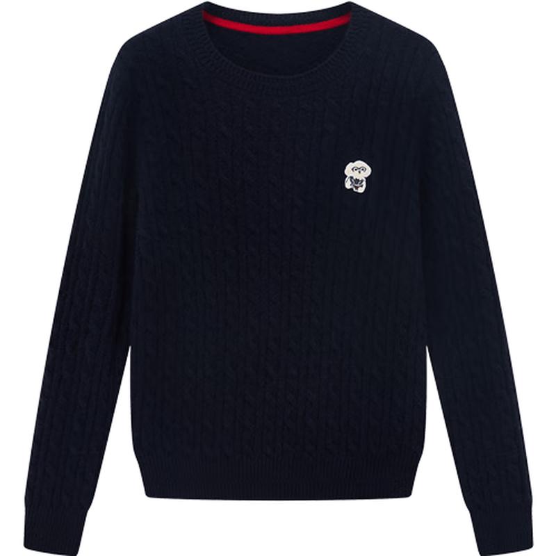 YEEHOO Unisex Kids 100% Wool Sweater