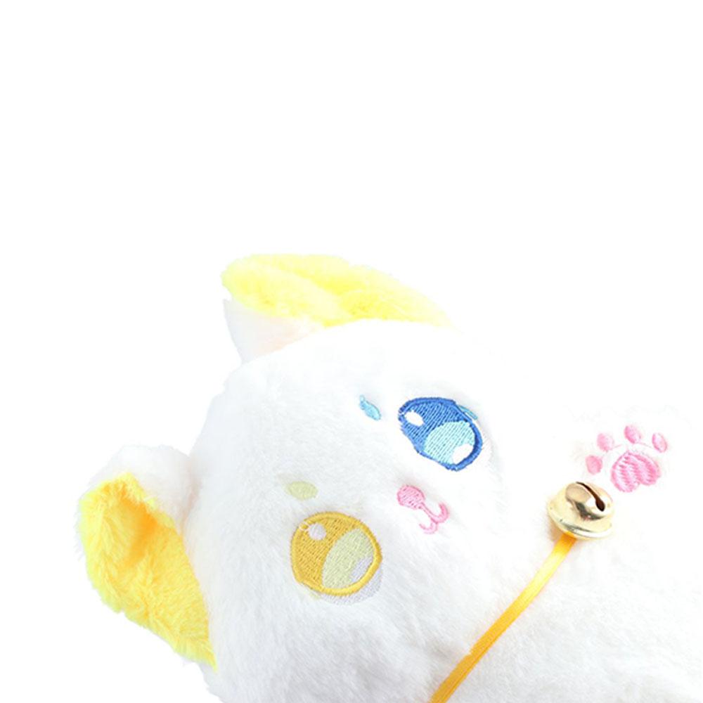 Kawaii Black and White Cat Black and White Cat Stuffed Animal Fairy Cat Cartoon 25cm Home Decor