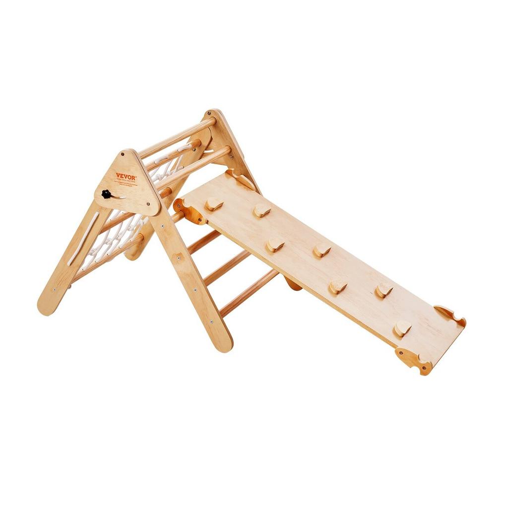 Pikler Triangle Set 4 in 1 Montessori Climbing Toys for Toddlers 1-3 Years