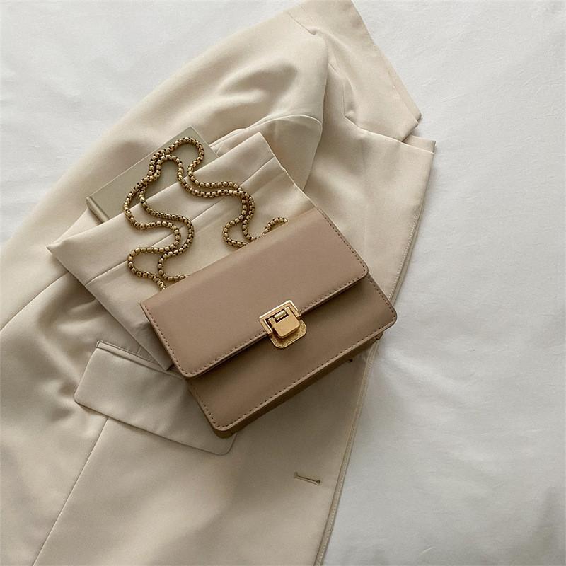 

Chic Spring 2023 Women s Shoulder Bag Elegant Casual Pu Leather Square Bag хакі