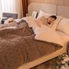Nieuwe winterdeken thuis warme zachte bankhoes gooien pasgeboren wrap kindersprei reizen textiel fleece dikke warme deken
