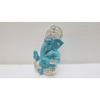 Silver Plated Ganesh Idol for Car Dashboard God Ganesha Idol for Home Decor Ganpati for Gift 3.5 inches (Silver) (Silver Fountain Blue)