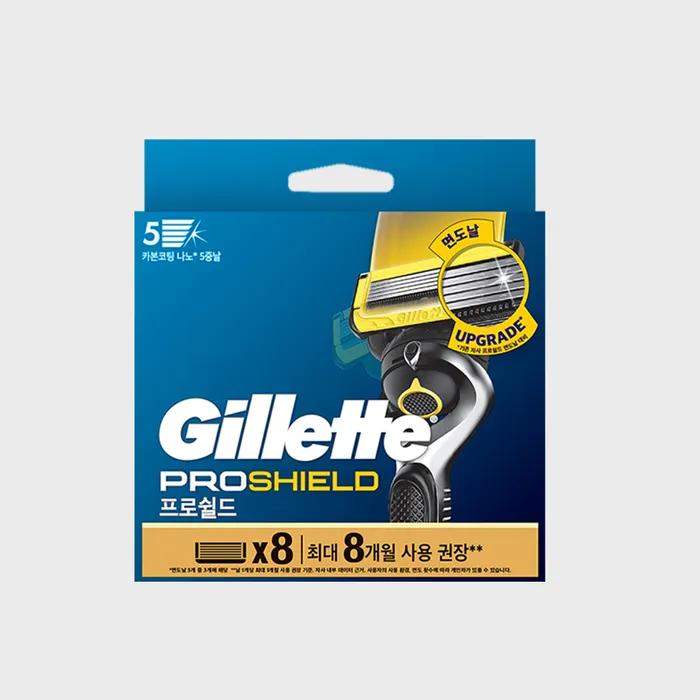 Gillette 2024 Proshield Yellow Razor Blades 8 Pack 2024 ProShield Yellow Razor Blades 8 Pack (G158)