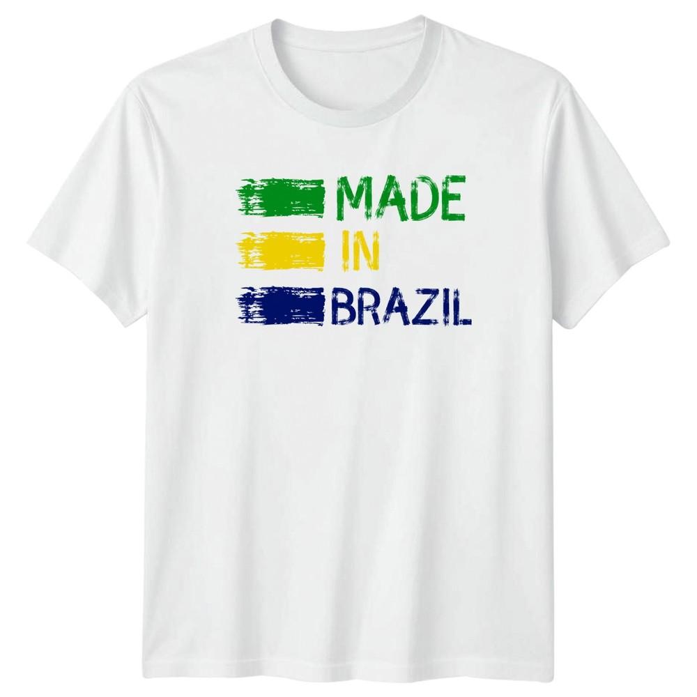Made In Brazil TShirt Brazilian Heritage National Pride Birthday Gift S