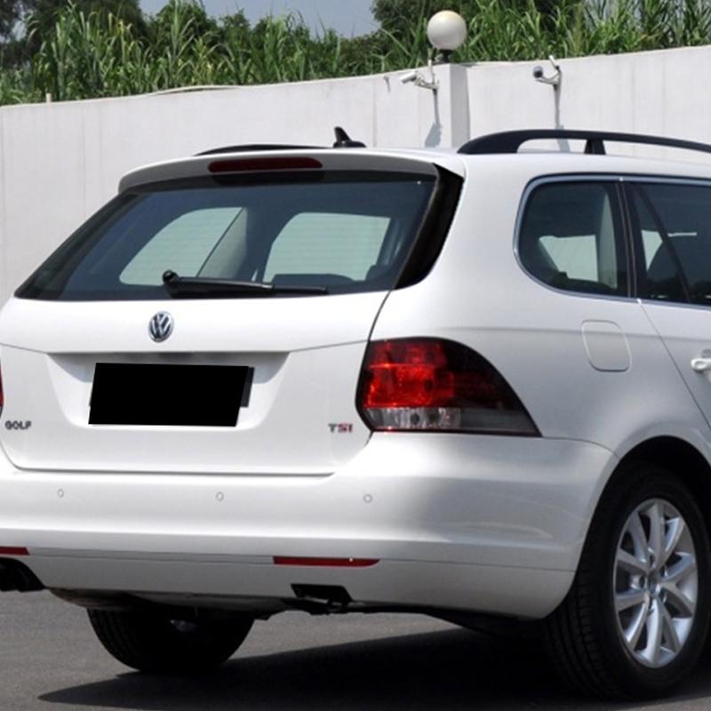 2 Pieces Glossy Black Car Rear Window Side Spoiler For Volkswagen VW Golf 6 MK6 Variant Wagon Automobile Trim Accessories
