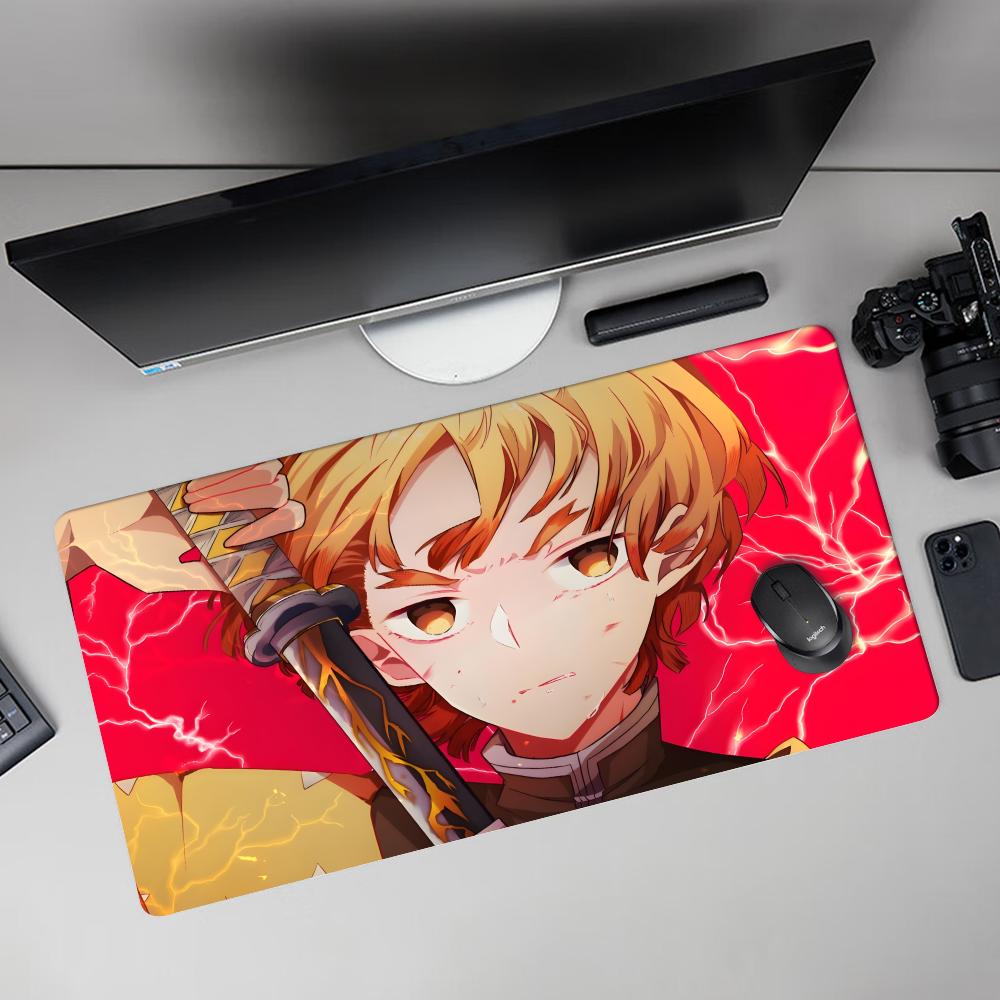 Mouse Pad Desk Mouse Pad Cute HD Desk Pad Extended Gaming Keyboard Mats Large 100x50cm XXL Z-Zenitsu Gamer Mousepad