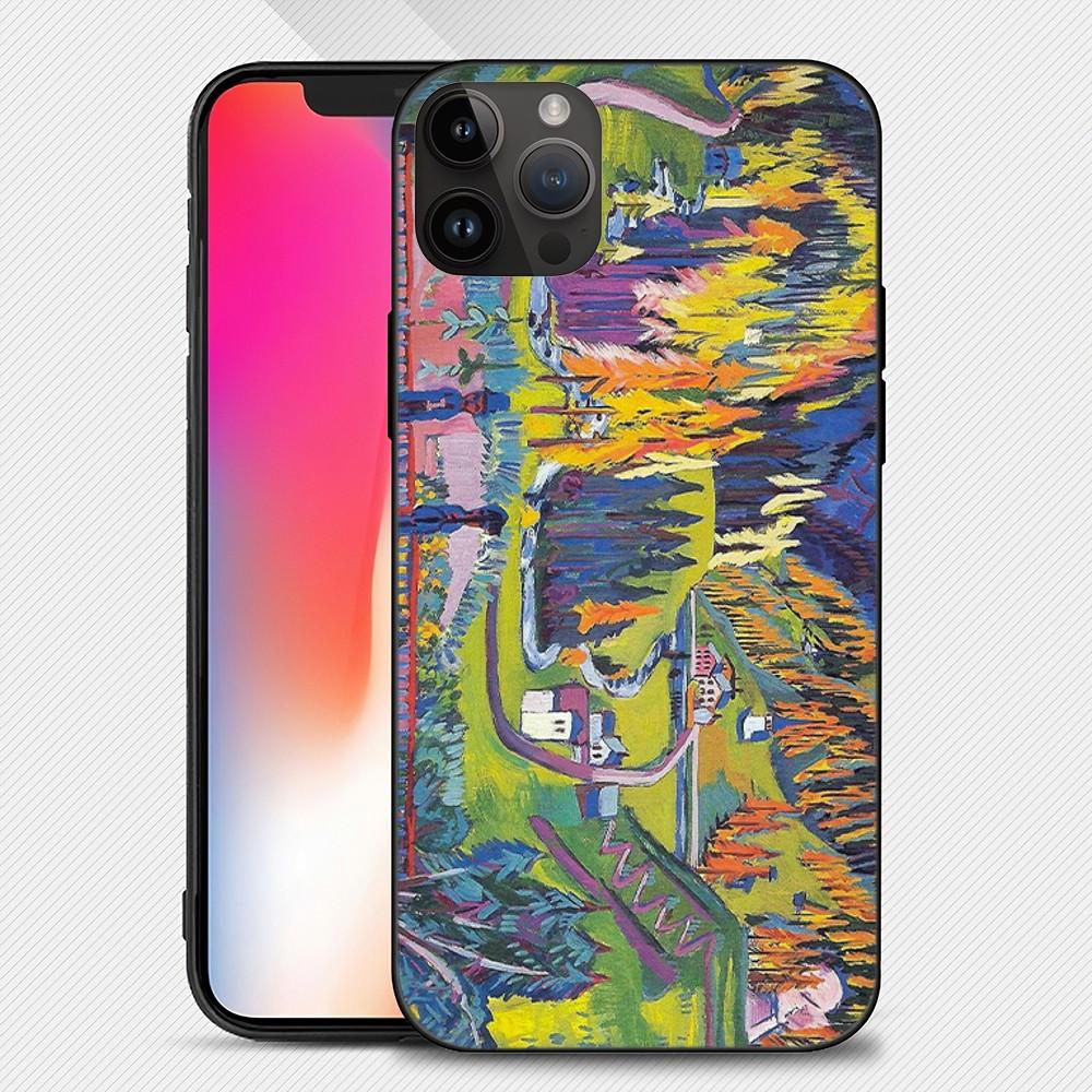 

Чехол для телефона Ernst Ludwig Kirchner Art для iPhone 15 14 13 12 11 Pro Max Mini X 7 8, мягкий чехол iPhone13