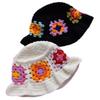 New Crochet Frilled Hat, Adult Lace Woolen Hat, Fashionable and Versatile Ruffled Pullover Hat