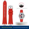 For Maurice Lacroix Aikon AI6008 AI6007 6038 AI6058 Watch Strap Modified Steel Adapter Quick Silicone Strap Rubber Men Watchband