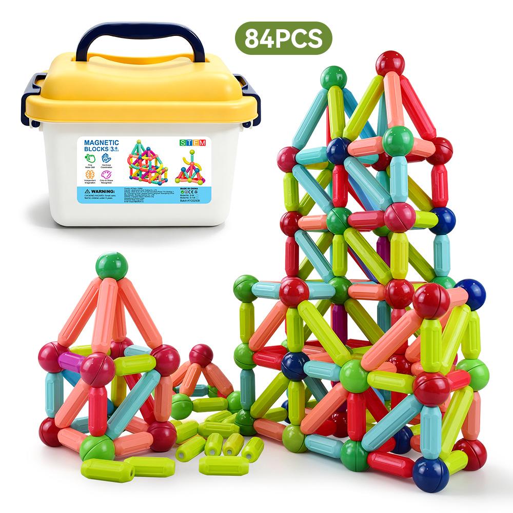 Magnetic Building Blocks: Early Education DIY Toys for Boys & Girls