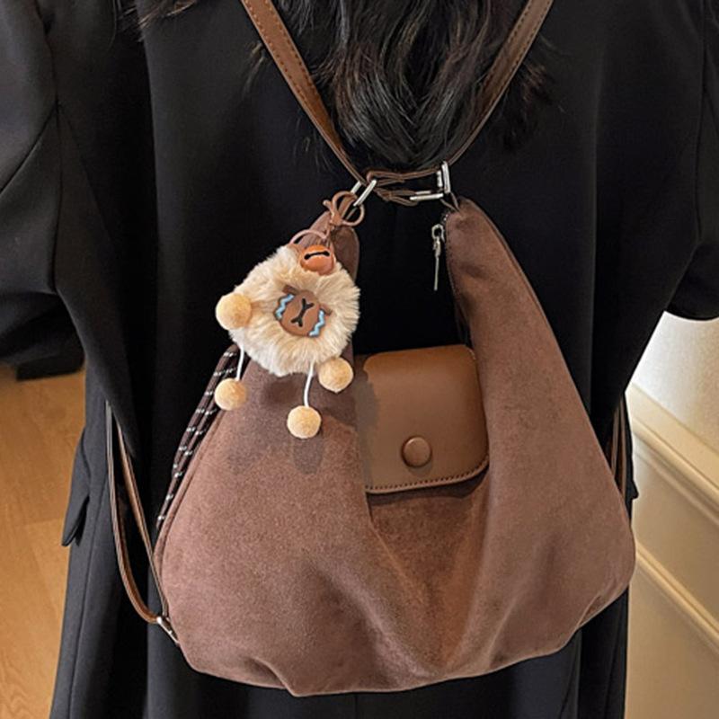 High-appearure-level Retro Large-capacity Bag Commuter Backpack Single-shoulder Tote Bag