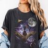 Vintage Mallard Duck Moon Vintage Graphic T Shirt, Hunting Nature Gift. Retro Wildlife Bird Tee,