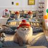 Kemila 3D Cartoon Christmas Bedding Set Duvet Cover Pillowcases Pet Cat Dog Polyester Quilt Cover Gift For Girls Twin Queen King Home Decor