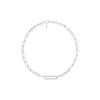 Calvin Klein Fashion Series Silver Plated Steel Clip Crystal Necklace Women necklace 35000536