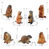 Children'S Solid Simulation Forest Animal World Groundhog Model Mouse Chipmunk Squirrel Solid Ornament Toy