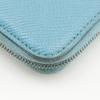 HERMES Azap Silk in Long Purse Blue Dunol light blue Epsom Women Used