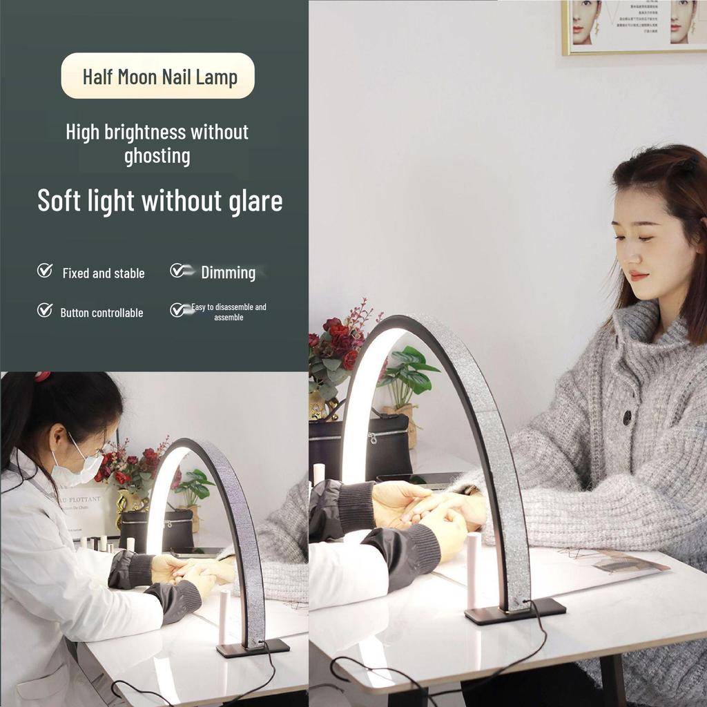 LED Beauty Salon Light: Ultra Bright Eye-Safe Light for Manicure & Eyebrow Tattooing