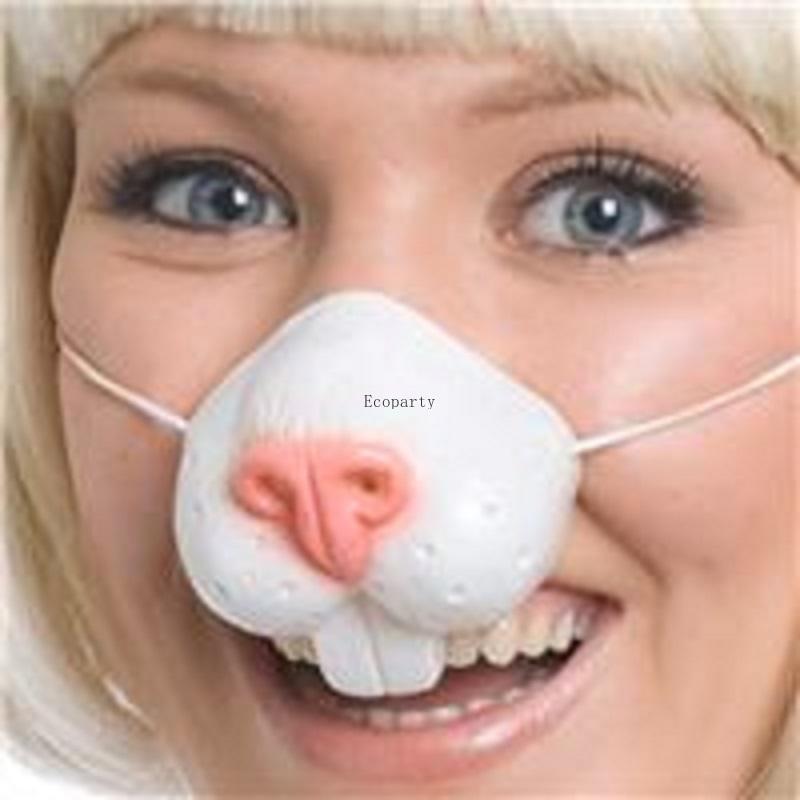 Ecoparty Enamel Rabbit Nose Mr. Rabbit Nose Cosplay Props Role-playing Accessories