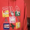 New FILA ORIGINALE Sweatshirt Unisex Legend Red F11U519204F-RD