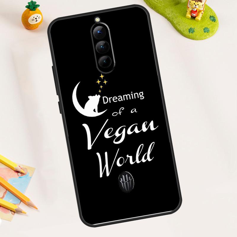 LOVE VEGGIE Vegetarian VEGAN Case For ZTE Nubia RedMagic 11 Pro 10 9 8 9S 8S 10S Pro Plus 5G 5S 6S 7S 6 7 Pro 11 Air Cover