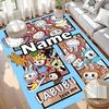 Custom Name Personalized Labubu Print Carpet, Versatile Home Decor Rug, for Playroom, Apartment, Balcony, Entryway, Hallway Gift