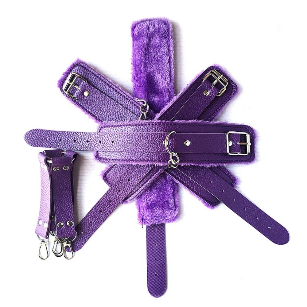 10pcs Adult Sex Toys Restraints Bondage Love Cuff BDSM SM Bed Restraint System Kit