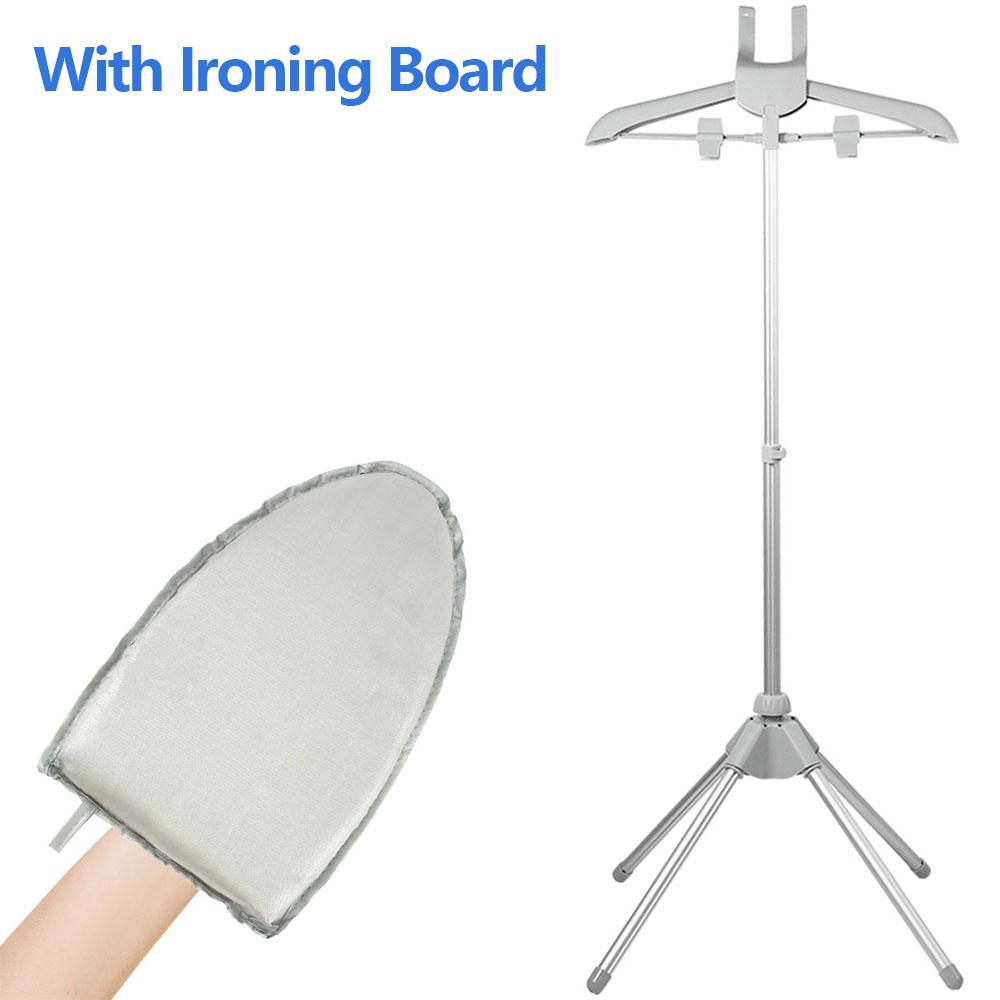 Steamer Stand with Hand-held Ironing Board 84-160cm Portable High Adjustable Handheld Garment Steamer Rack Foldable Home Hanger
