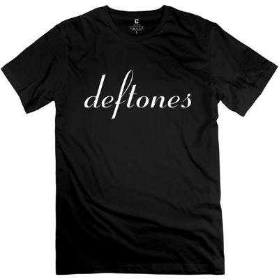Męska koszulka Deftones Chino Moreno z logo zespołu Rozmiar XXL Czarna