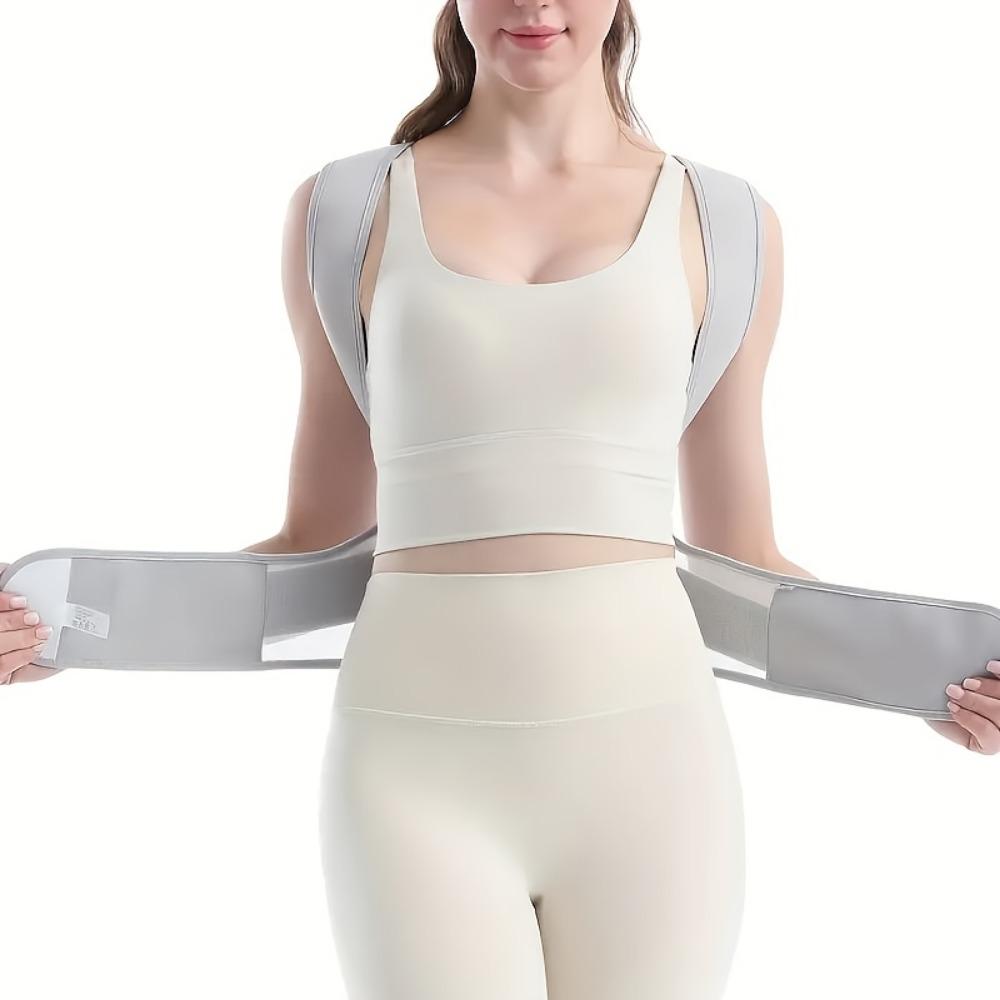 One-piece Back Adjustable Unisex Trainer, Back Brace Reinforcement Orthotic Support Fixation Belt