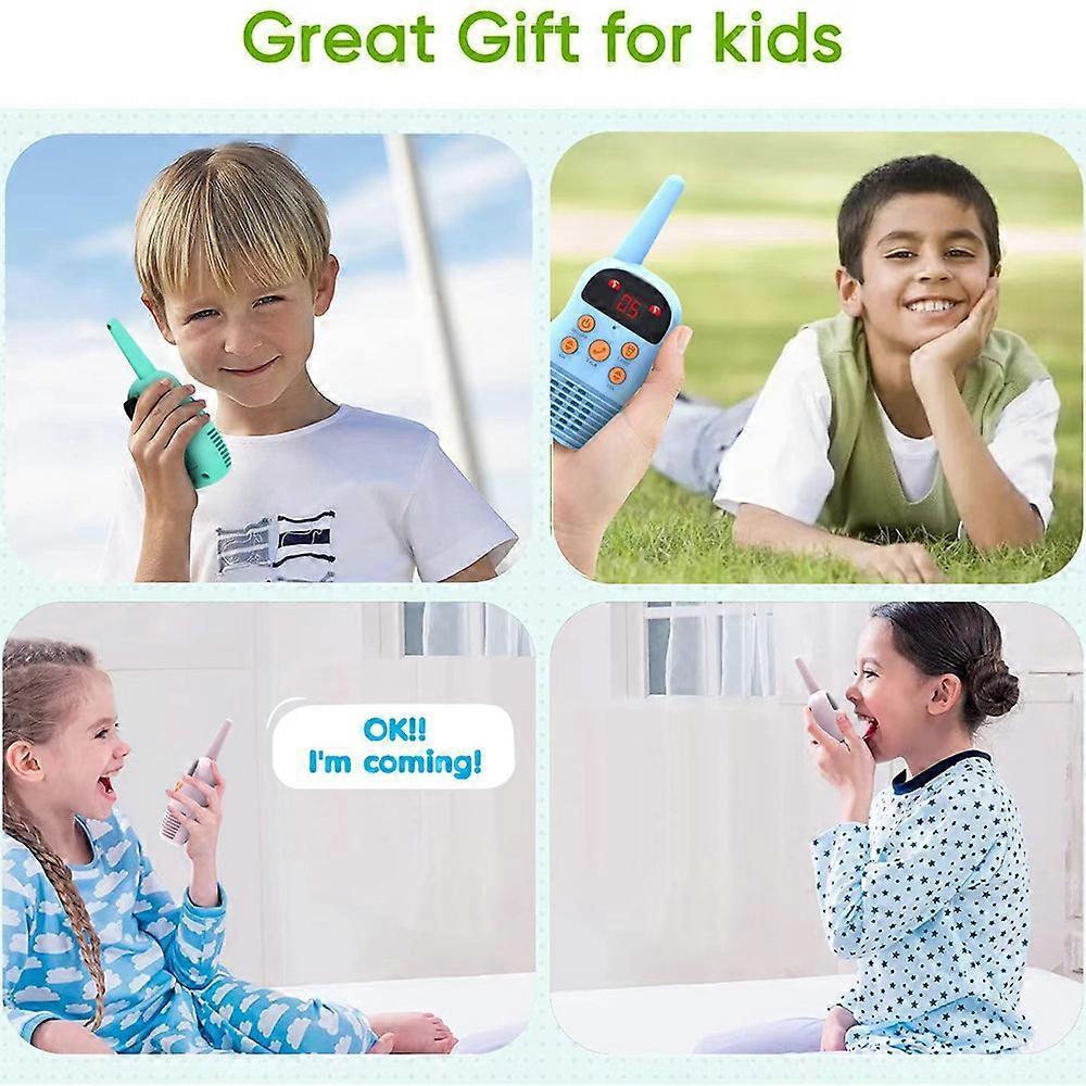Walkie Talkie Kids Toys for 3-12 Years Old Boy Gift Kids Walkie Talkies 3 Miles Range 22 Channels for Camping Outside Adventure