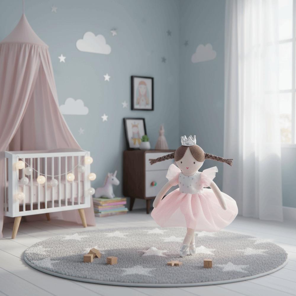 Princess Crown Stuffed Toy High Quality Soft Toy Mate Plush Doll Children
