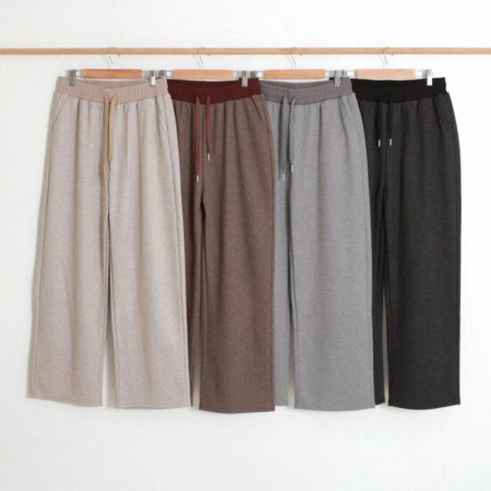 From Heart Herringbone Wool Wide Pants Mpn