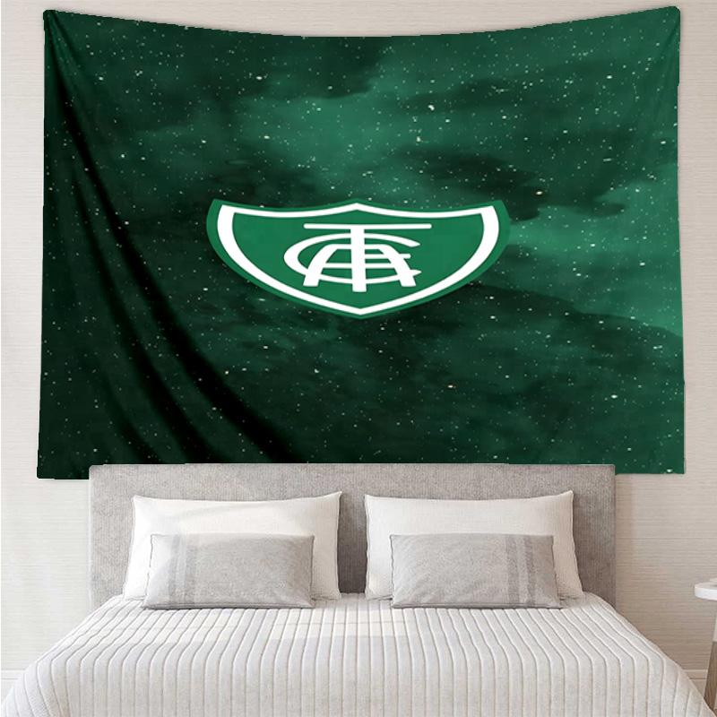 1PC Green Shield Emblem Design Printed Tapestry Room Decoration Wall Hanging for Living Room Bedroom, dormitory, Birthday and Christmas gifts