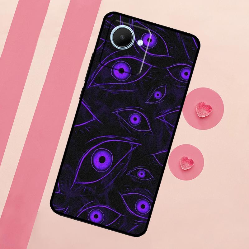 Scary Face Eyes For Realme 15 Pro 10 11 12 13 14 Pro Plus GT7 C67 C65 C63 C61 C55 C53 C51 C35 C71 C75 Case
