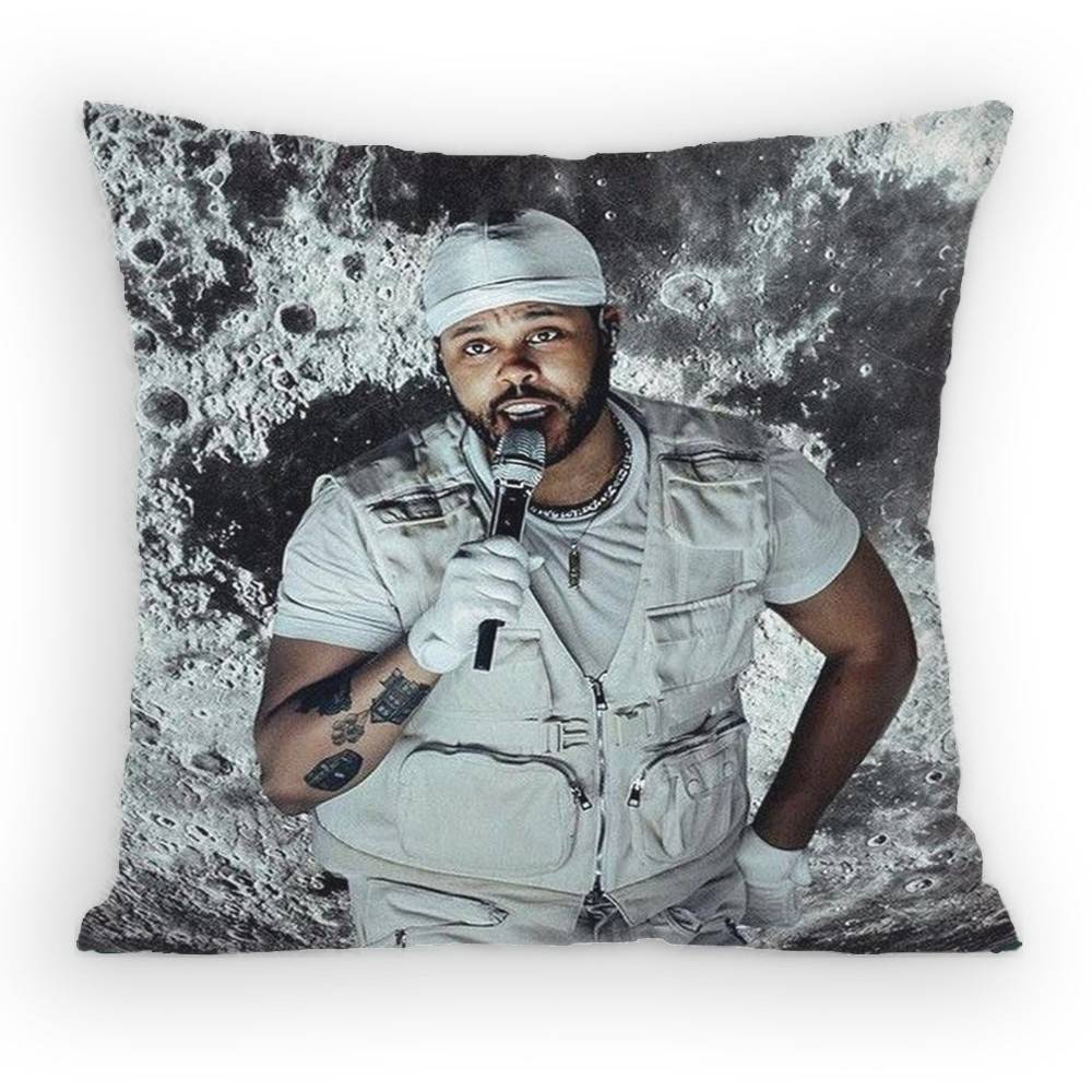 

The WWeeknd XO Singer Pillow Case Antidustmite Pillowcase Invisible zipper silky short plush Sofa cushion cover 30x30 cm