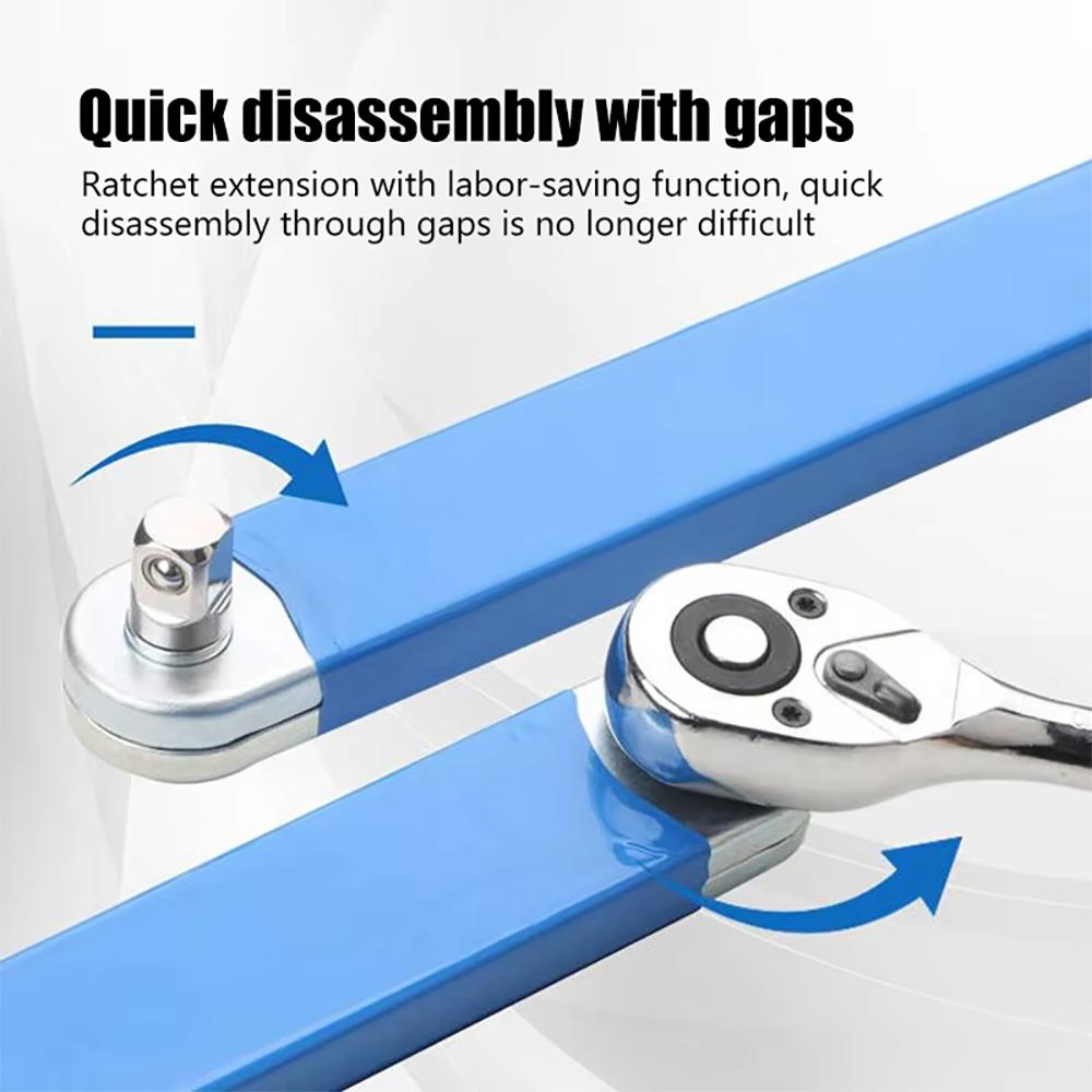 1/2 set multifunctional ratchet wrench with extension dual mechanical garage tool durable and versatile