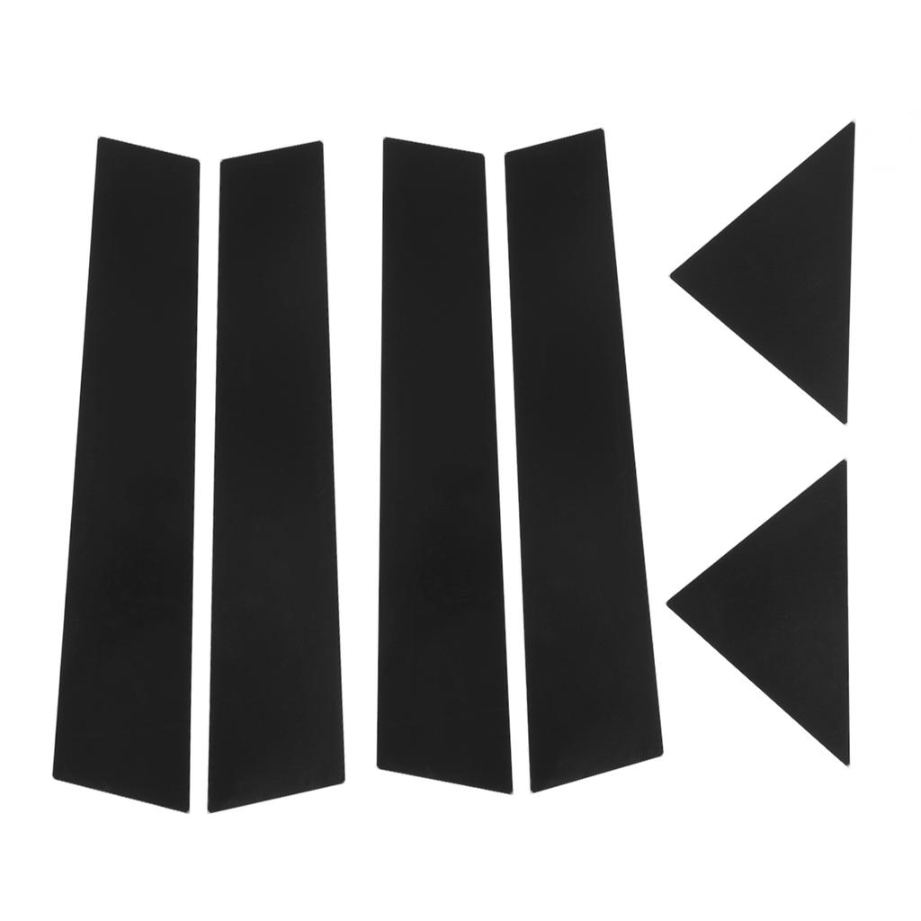 6 STÜCKE Auto Fenster Säulenverkleidung Glänzend Schwarz Spiegel Dekoration Ersatz für Chrysler 300C 2005-2010