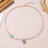 New Chinese Flower Necklace Monet Garden Oil Painting Series Niche High-end Pearl Baroque Necklace Women