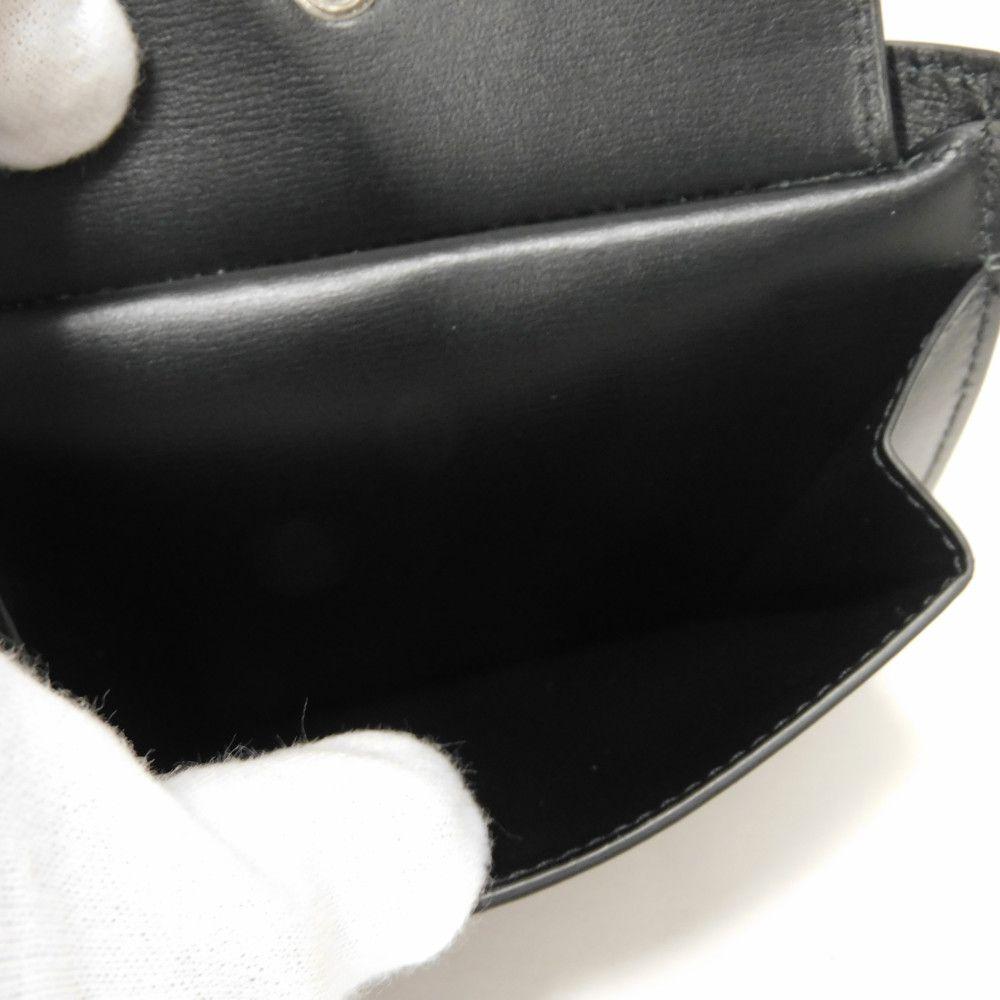 Used 9896 Bifold Wallet 661329 7941 Current RFID coin purse Unused New logo Black Men's from Japan AUTHENTIC